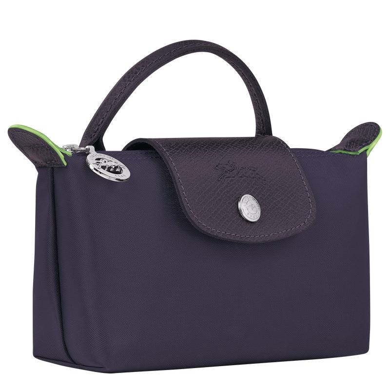 Bilberry Purple Men's Longchamp Le Pliage Green with handle Pouches | 06192-HEFL