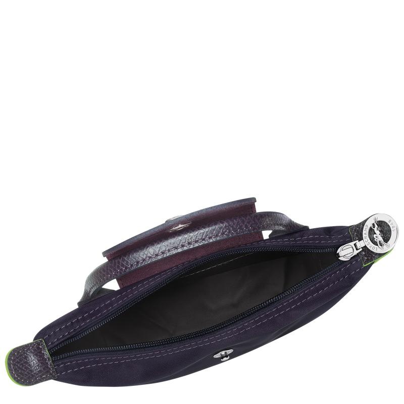 Bilberry Purple Men's Longchamp Le Pliage Green with handle Pouches | 06192-HEFL