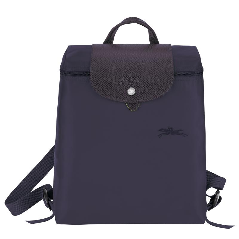 Bilberry Purple Men\'s Longchamp Le Pliage Green M Backpacks | 64720-WRYS