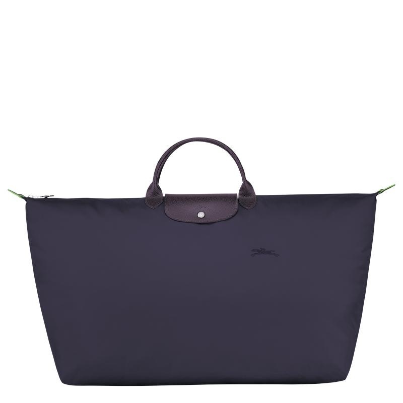 Bilberry Purple Women\'s Longchamp Le Pliage Green M Travel Bags | 53409-IHWO