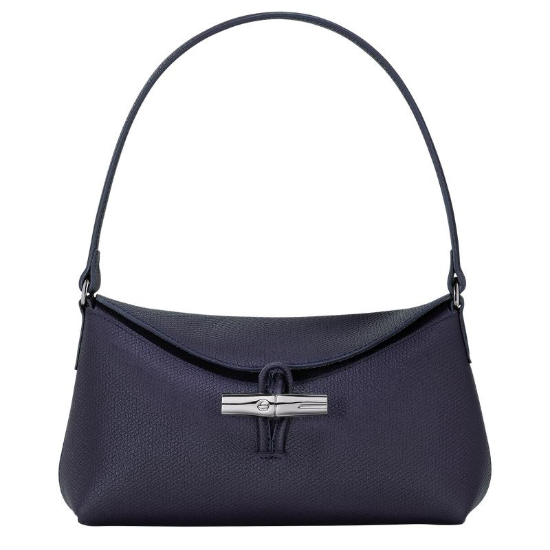 Bilberry Purple Women\'s Longchamp Roseau S Hobo Bags | 25601-JZBC