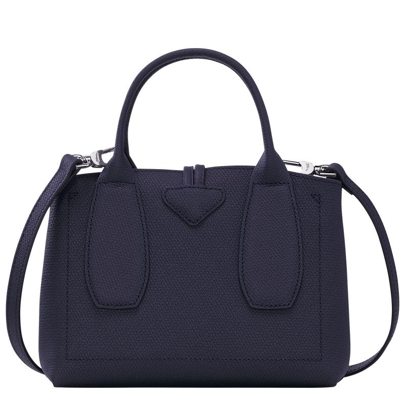 Bilberry Purple Women's Longchamp Roseau S Handbags | 10297-NLAF