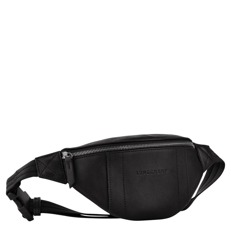 Black Men's Longchamp 3D S Belt Bags | 13592-YVHZ