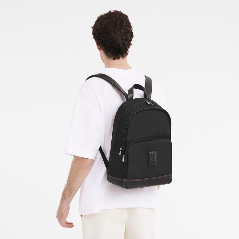 Black Men's Longchamp Boxford Backpacks | 32081-VQXF