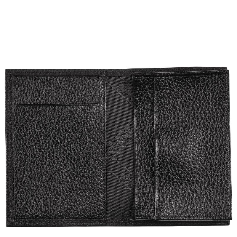 Black Men's Longchamp Le Foulonné Cardholders | 12506-RGHF