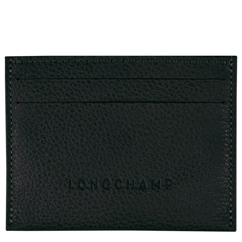 Black Men\'s Longchamp Le Foulonné Cardholders | 59841-NJXG