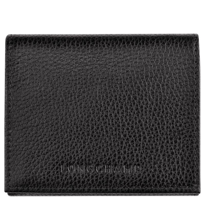 Black Men\'s Longchamp Le Foulonné Coin Purses | 91063-QZCG