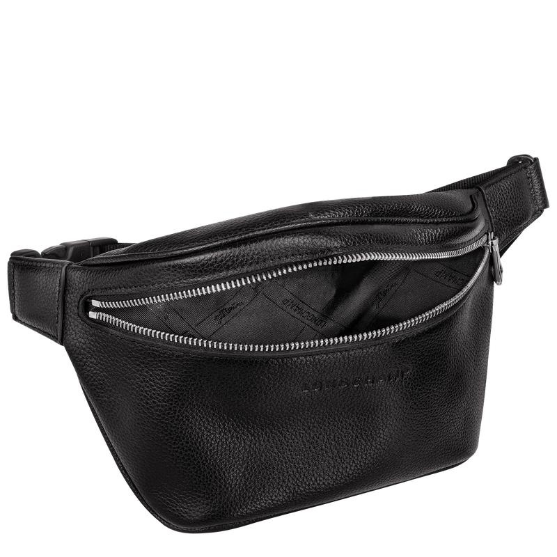 Black Men's Longchamp Le Foulonné M Belt Bags | 68421-WZQM