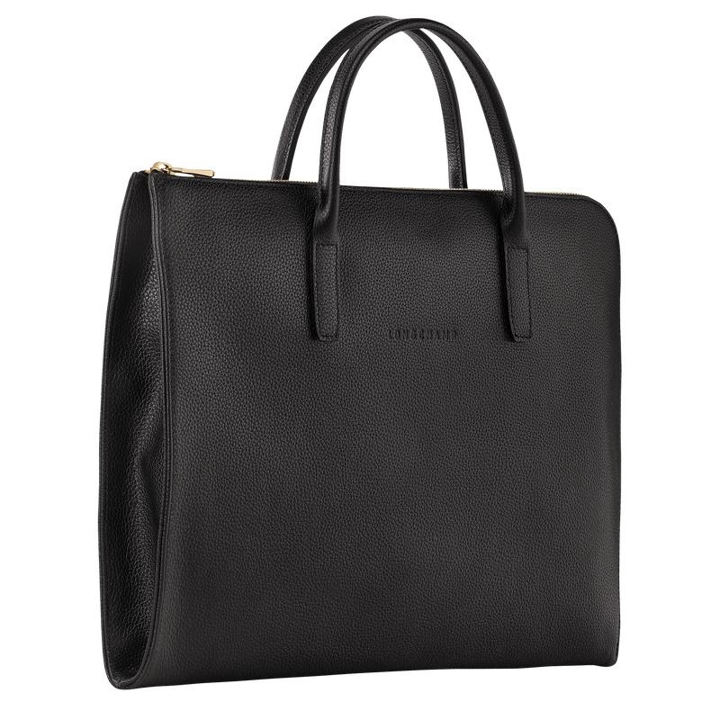 Black Men's Longchamp Le Foulonné S Briefcase | 98213-FEZC