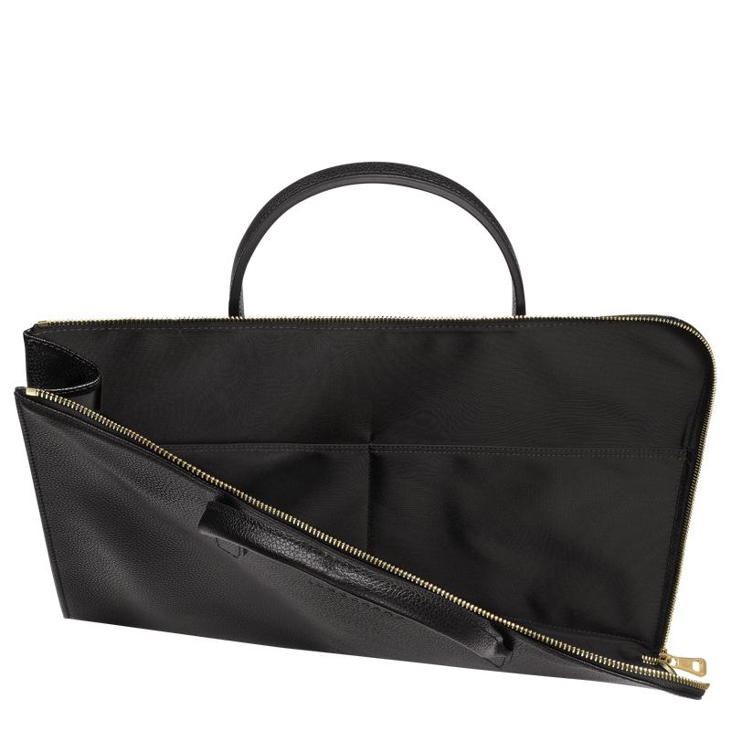 Black Men's Longchamp Le Foulonné S Briefcase | 98213-FEZC