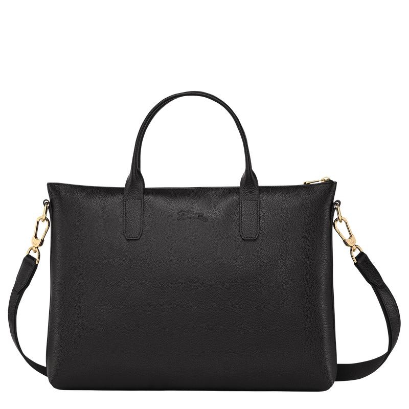 Black Men's Longchamp Le Foulonné S Briefcase | 18952-ZSOP