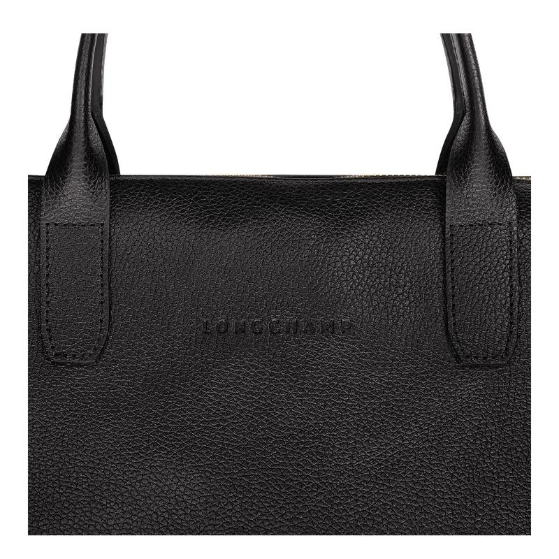 Black Men's Longchamp Le Foulonné S Briefcase | 18952-ZSOP