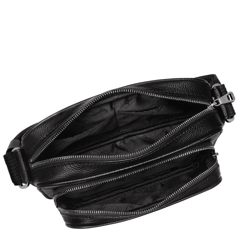 Black Men's Longchamp Le Foulonné S Camera Bag | 65193-GNAT