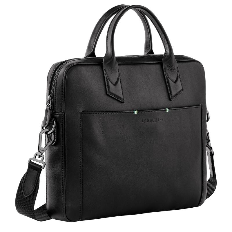 Black Men's Longchamp sur Seine S Briefcase | 56940-AKXG