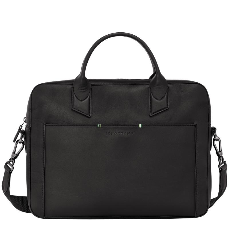 Black Men\'s Longchamp sur Seine S Briefcase | 56940-AKXG