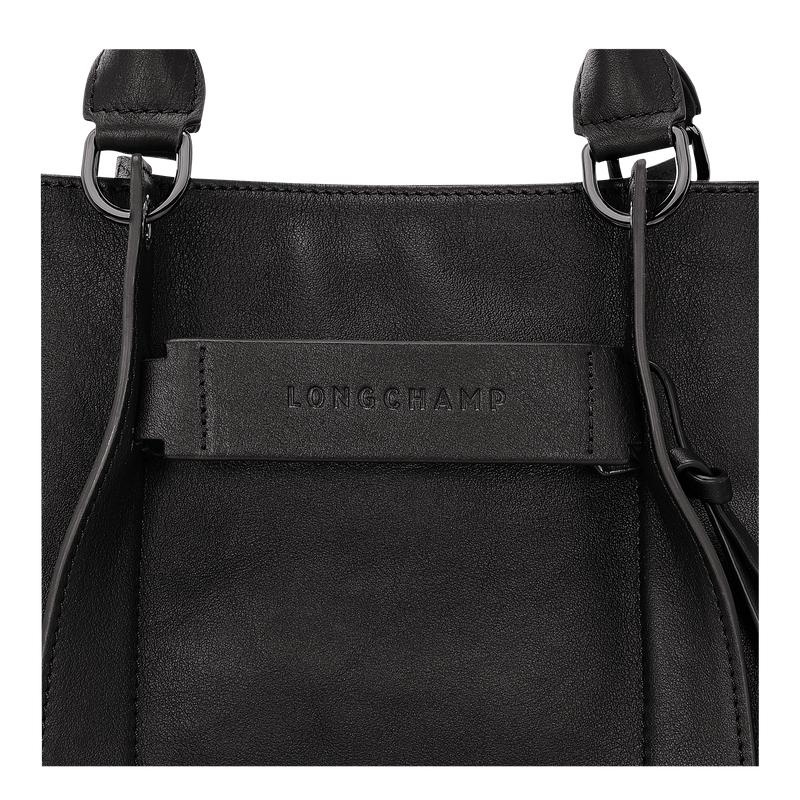 Black Women's Longchamp 3D L Handbags | 91357-DJFZ