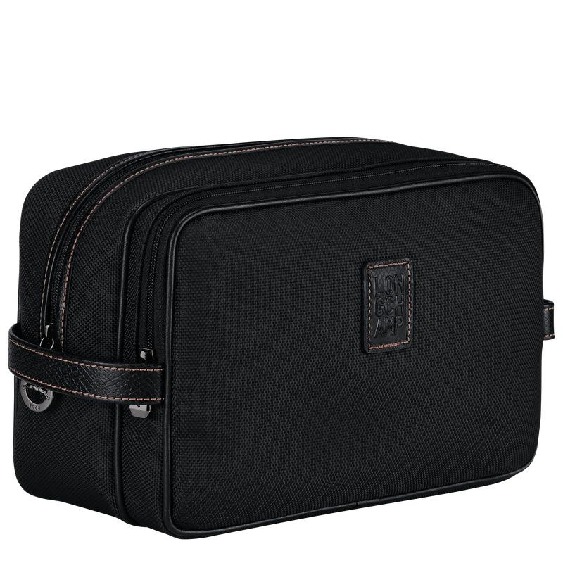 Black Women's Longchamp Boxford Toiletry Bags | 82736-KWMF