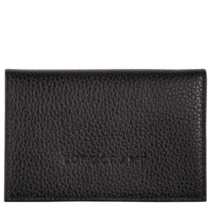 Black Women\'s Longchamp Le Foulonné Cardholders | 38691-PGBS