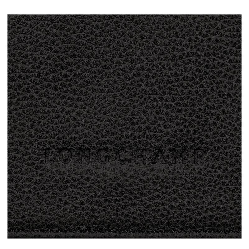 Black Women's Longchamp Le Foulonné Wallets | 62701-SCJO