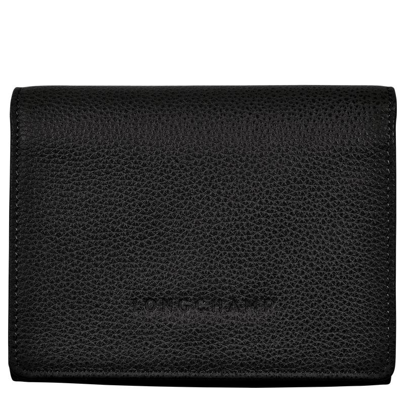 Black Women\'s Longchamp Le Foulonné Wallets | 62701-SCJO