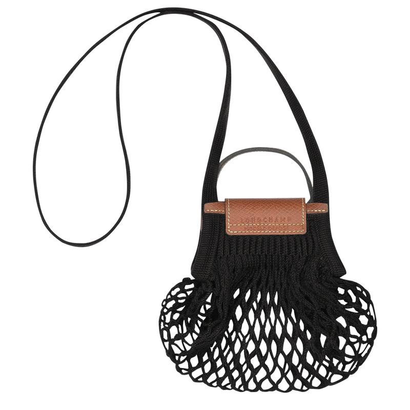 Black Women's Longchamp Le Pliage Filet XS Mesh Bag | 43765-BEJG