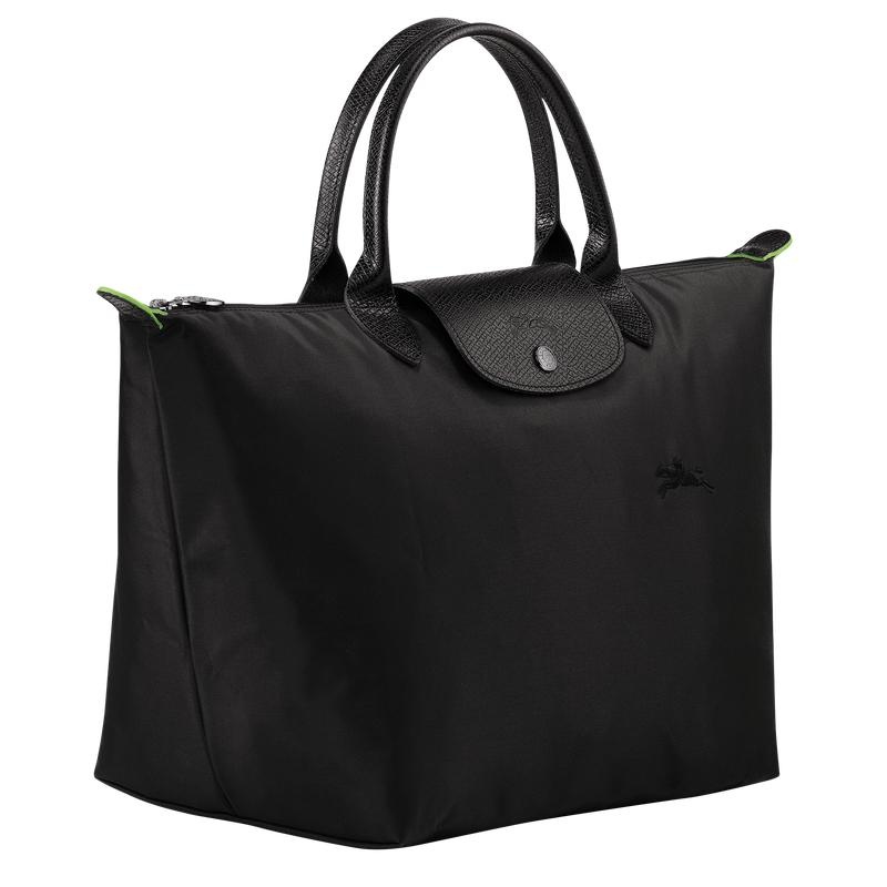 Black Women's Longchamp Le Pliage Green M Handbags | 15374-PRIS