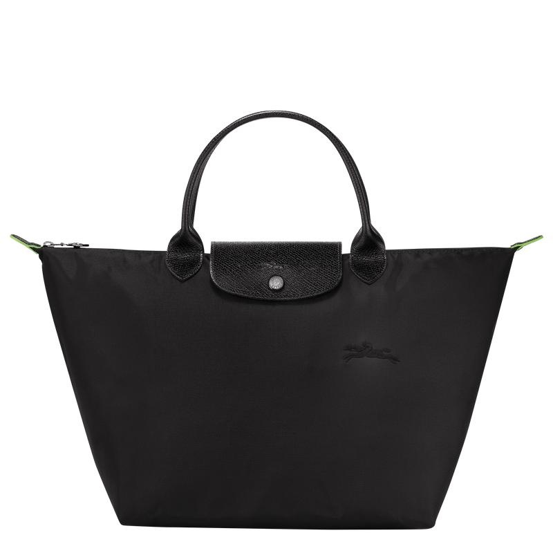 Black Women\'s Longchamp Le Pliage Green M Handbags | 15374-PRIS