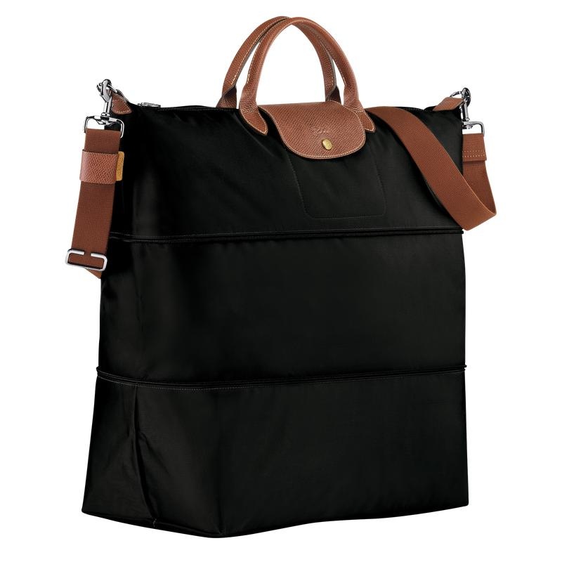 Black Women's Longchamp Le Pliage Original expandable Travel Bags | 92658-WOGF