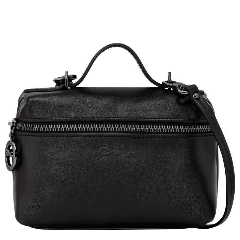 Black Women\'s Longchamp Le Pliage Xtra XS Vanity Crossbody Bags | 87209-CFBZ