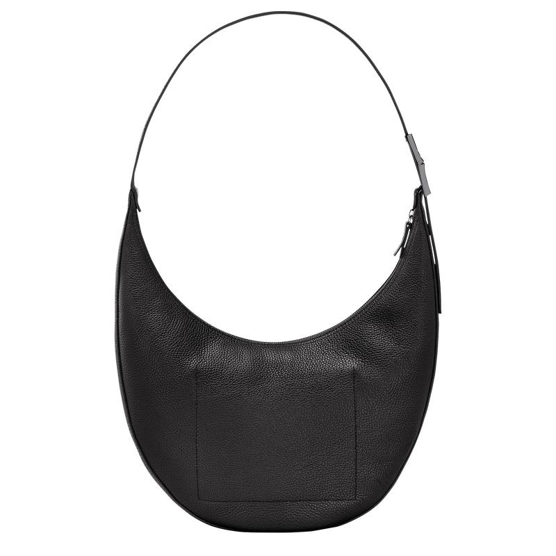 Black Women's Longchamp Roseau Essential L Crossbody Bags | 18743-DMRY