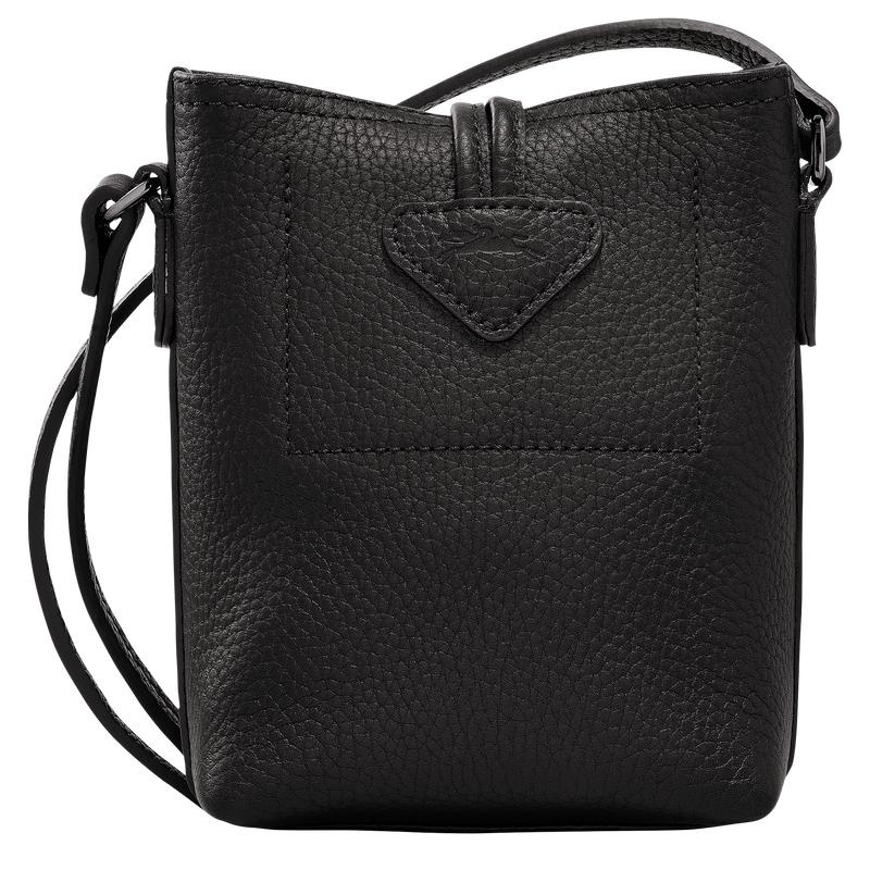 Black Women's Longchamp Roseau Essential XS Crossbody Bags | 84569-QSAZ