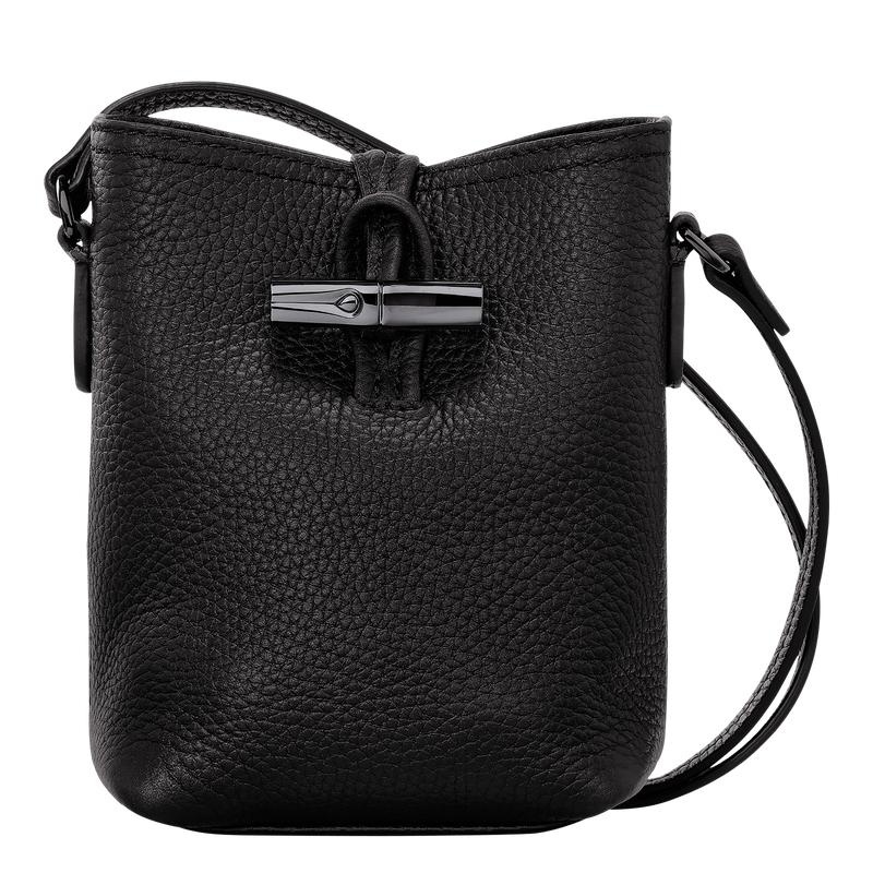 Black Women\'s Longchamp Roseau Essential XS Crossbody Bags | 84569-QSAZ