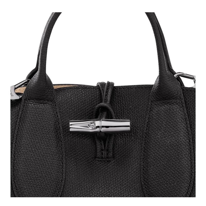 Black Women's Longchamp Roseau S Handbags | 50138-TROK