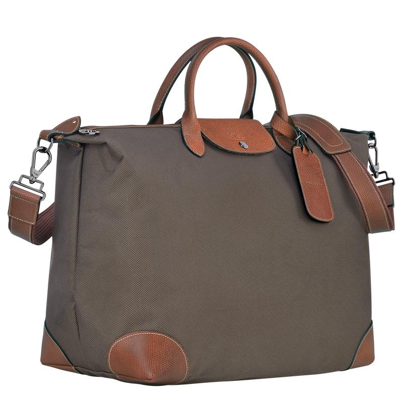 Brown Men's Longchamp Boxford S Travel Bags | 17429-SVGP