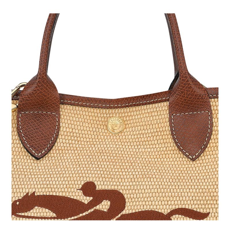 Brown Women's Longchamp Le Panier Pliage S Basket Bag | 83762-KBCN