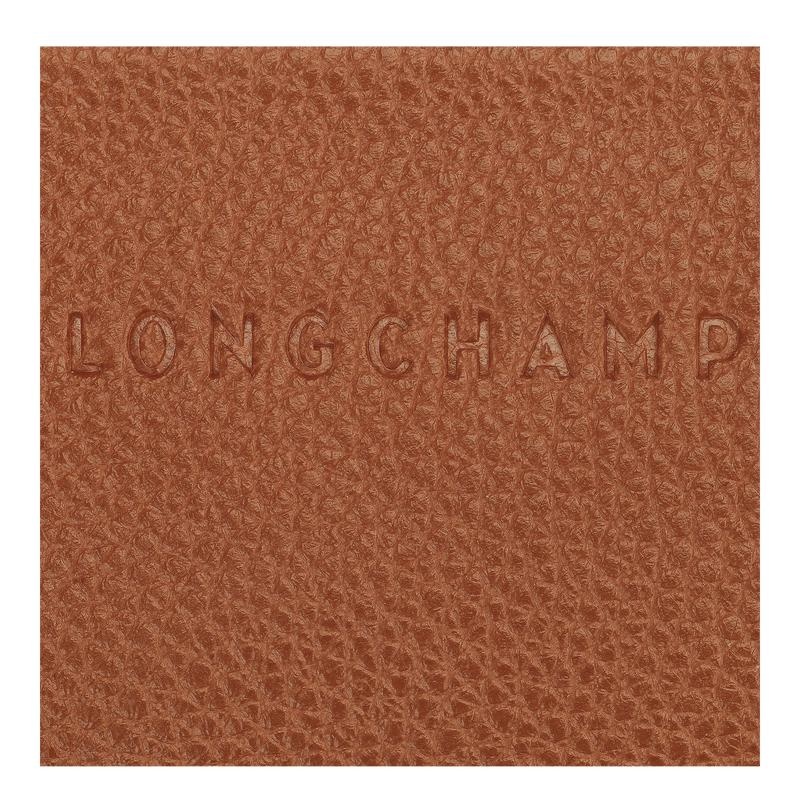 Caramel Brown Men's Longchamp Le Foulonné Cardholders | 05364-YCJD