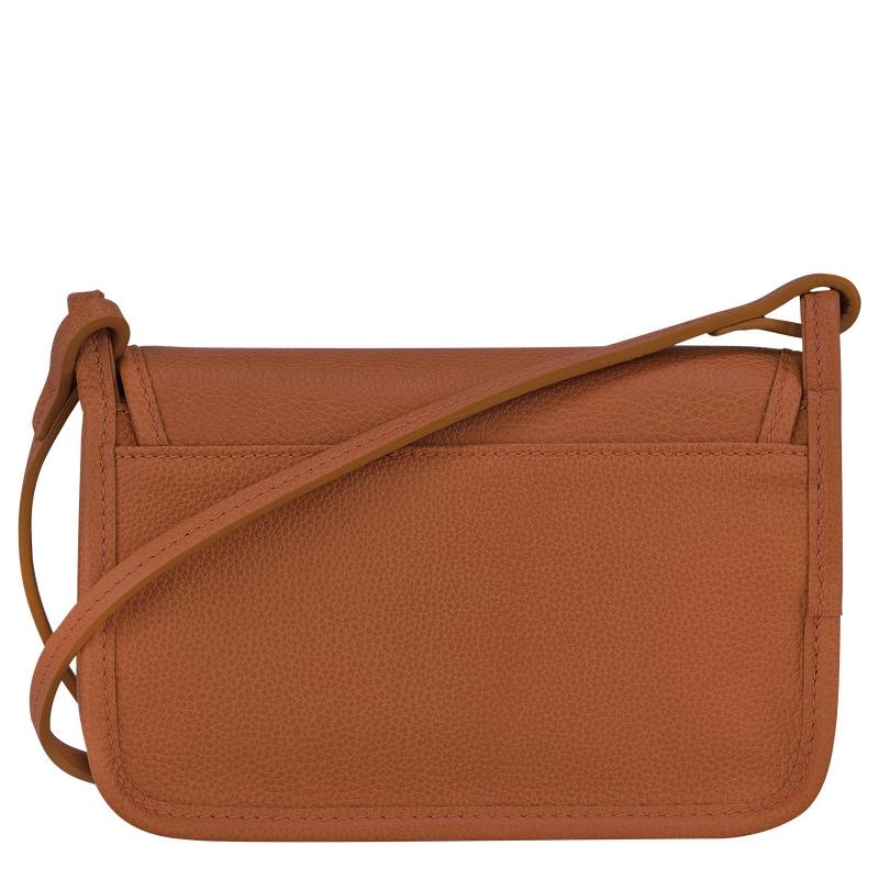 Caramel Brown Women's Longchamp Le Foulonné XS Clutch Purse | 90542-VRBE