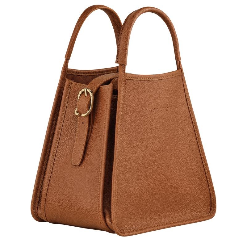 Caramel Brown Women's Longchamp Le Foulonné S Handbags | 12539-HEKS