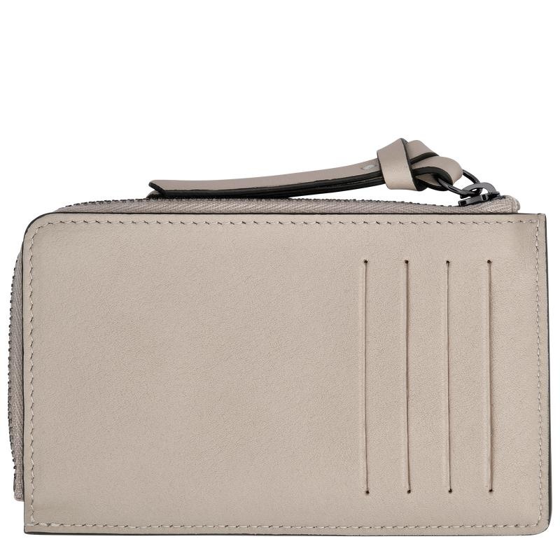 Clay Grey Men's Longchamp 3D Cardholders | 54967-DGJY