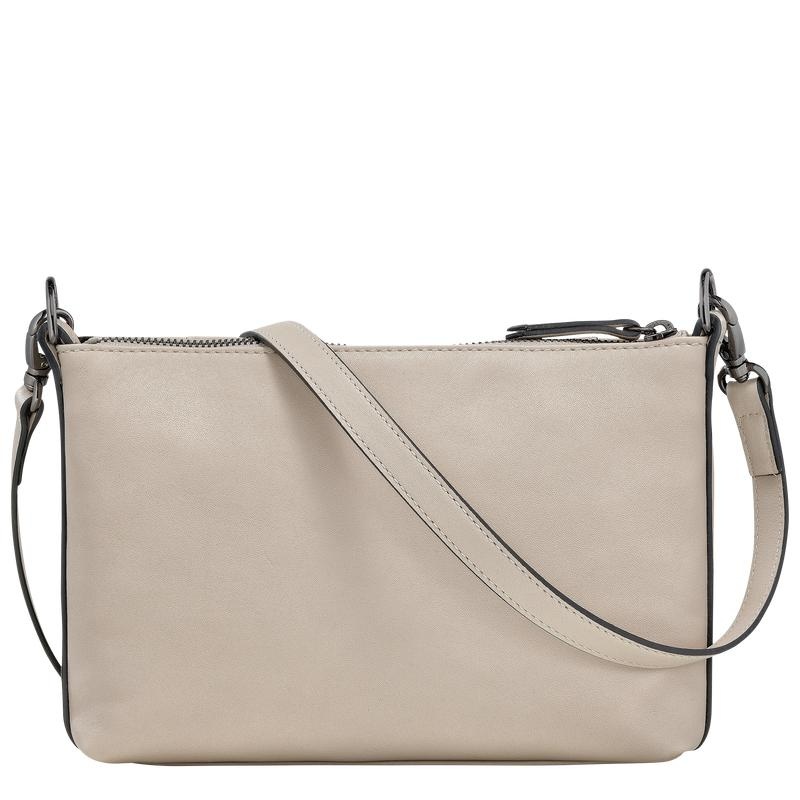 Clay Grey Women's Longchamp 3D S Crossbody Bags | 46835-DQOA