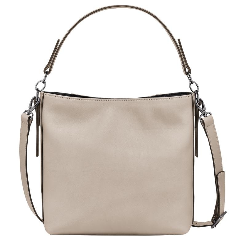 Clay Grey Women's Longchamp 3D S Crossbody Bags | 82471-OYJI