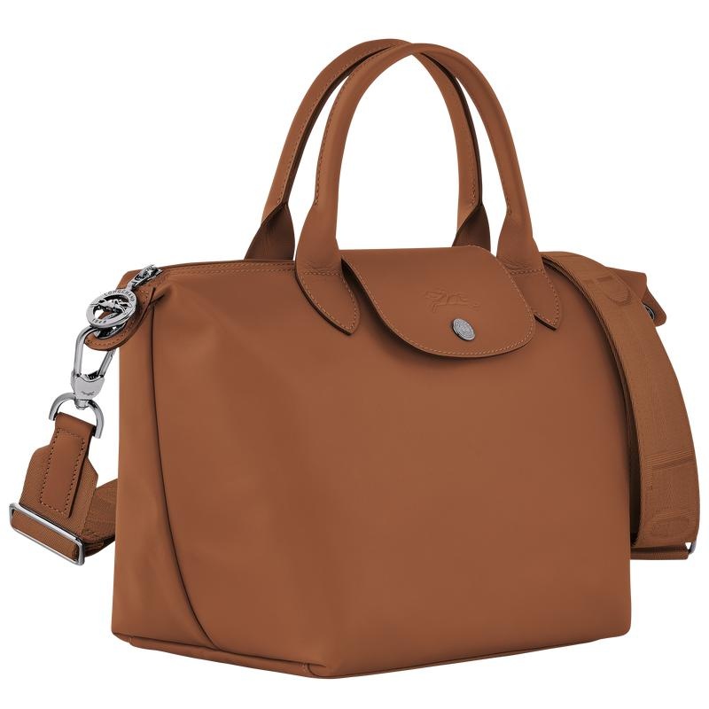 Cognac Brown Women's Longchamp Le Pliage Xtra S Handbags | 40981-LXDW