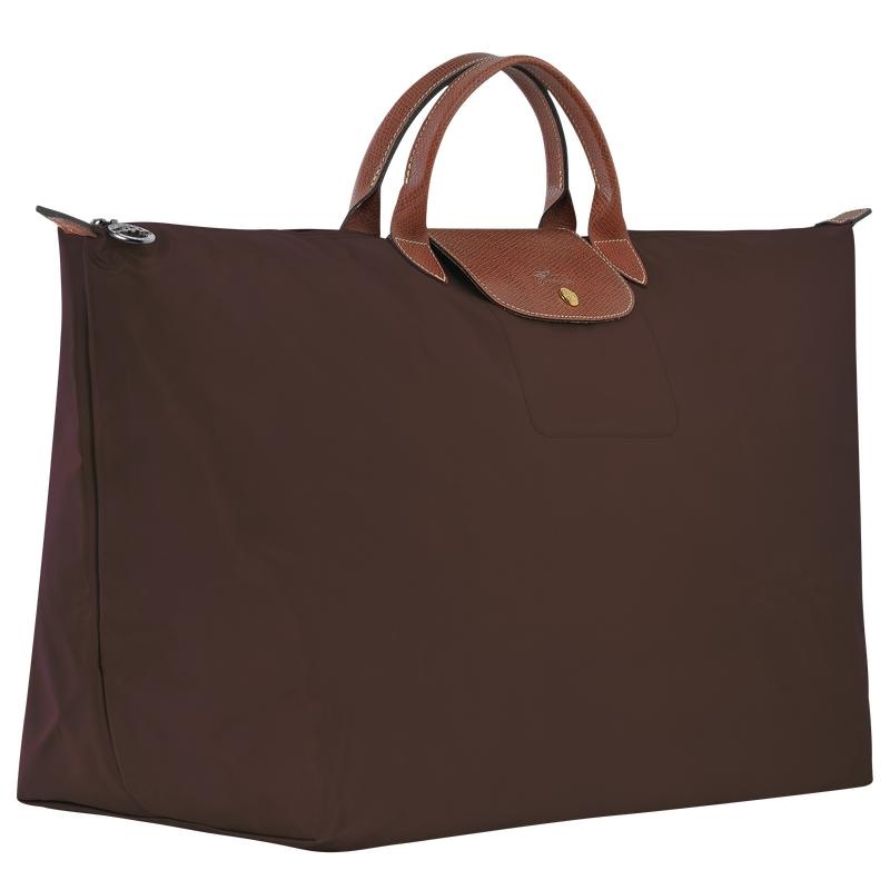 Ebony Brown Men's Longchamp Le Pliage Original M Travel Bags | 67219-PVKF