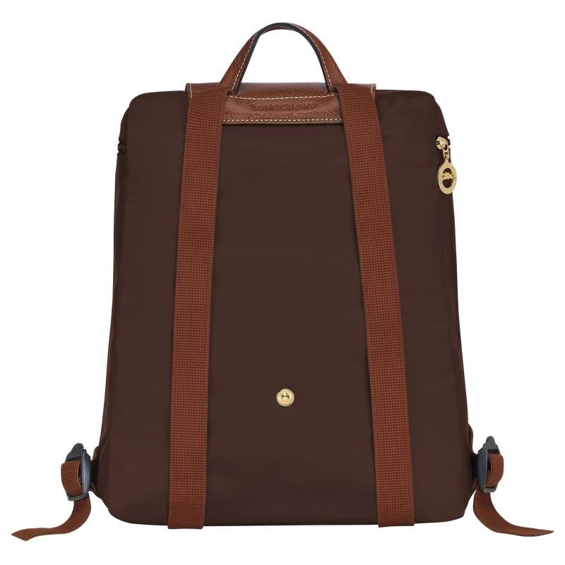 Ebony Brown Men's Longchamp Le Pliage Original M Backpacks | 73824-PBQN