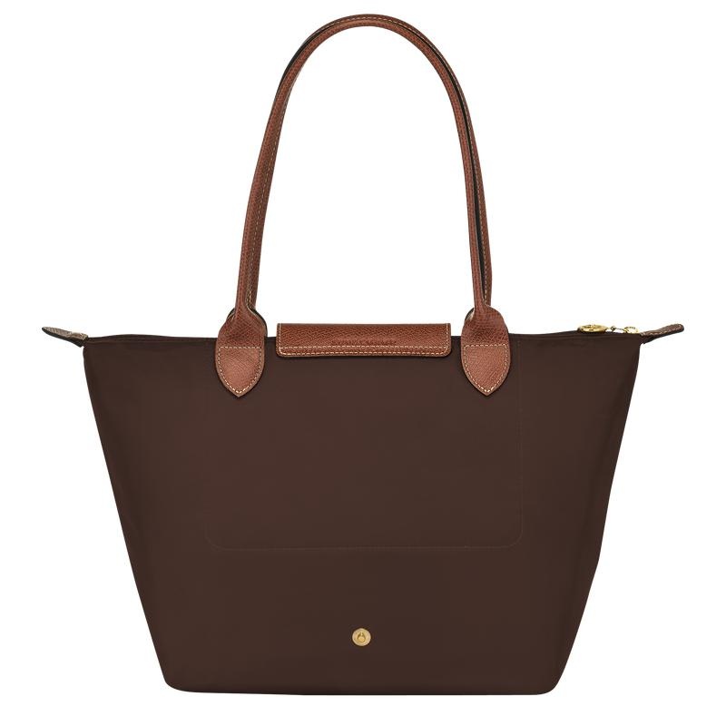 Ebony Brown Women's Longchamp Le Pliage Original M Tote Bag | 73465-AOXV