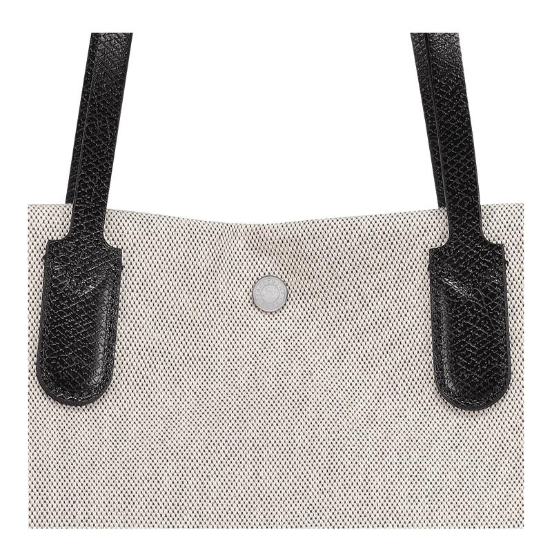 Ecru White Women's Longchamp Essential L Tote Bag | 19406-ZUHD