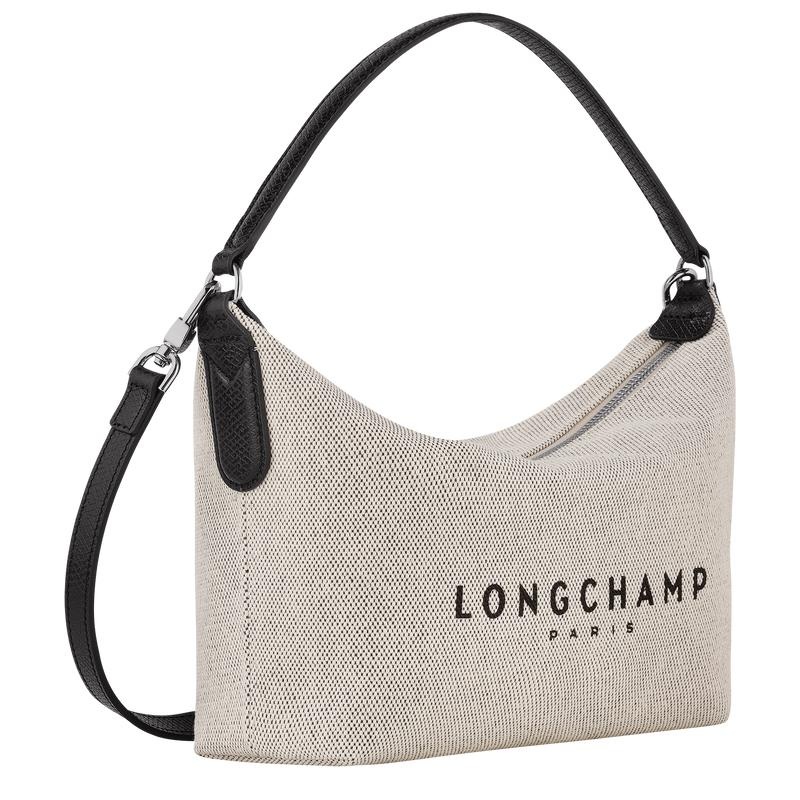 Ecru White Women's Longchamp Essential S Crossbody Bags | 51287-PZAT