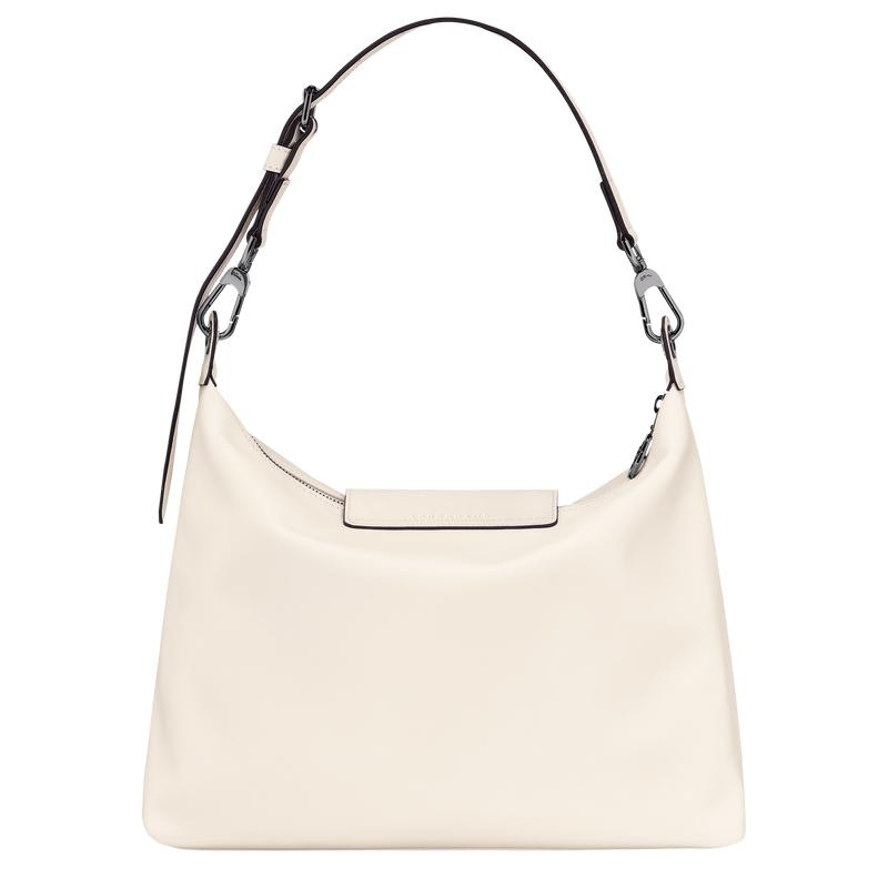 Ecru White Women's Longchamp Le Pliage Xtra M Hobo Bags | 23416-KDNQ