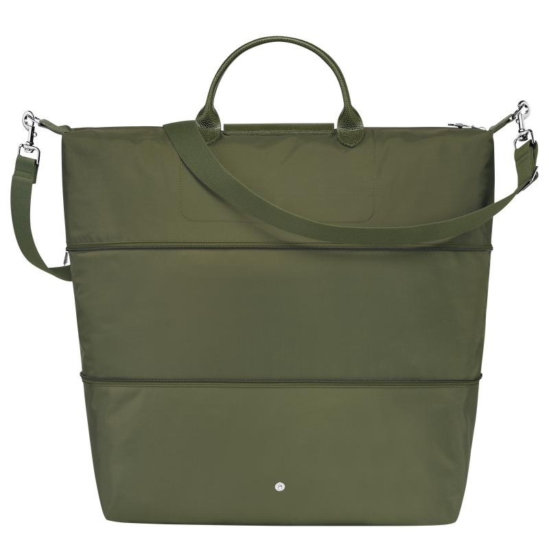 Forest Green Men's Longchamp Le Pliage Green expandable Travel Bags | 83920-MODC