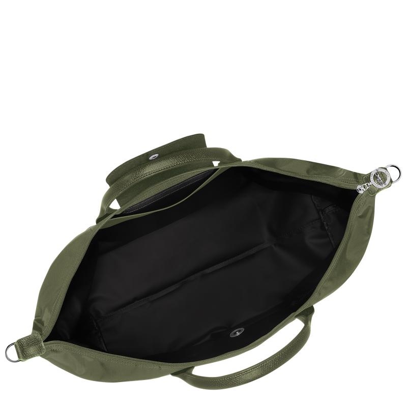 Forest Green Men's Longchamp Le Pliage Green expandable Travel Bags | 83920-MODC